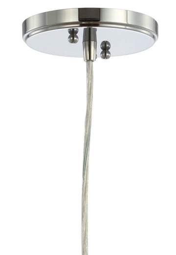 Goldwater 7.5" Adjustable Drop Metal/Glass LED Pendant - JONATHAN Y